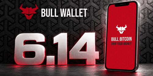 BULL Wallet 6.14: New Exchange Features, Better Settings, and Lightning Is Back